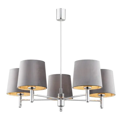 Żyrandol BOLZANO PLUS metalowy chromowany szary 71x63cm Żyrandol BOLZANO PLUS metalowy chromowany szary 71x63cm