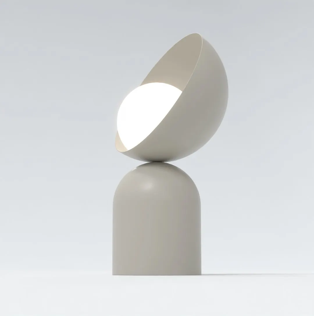 lampa, minimalistyczna, oryginalny design, neutralny kolor, kula
