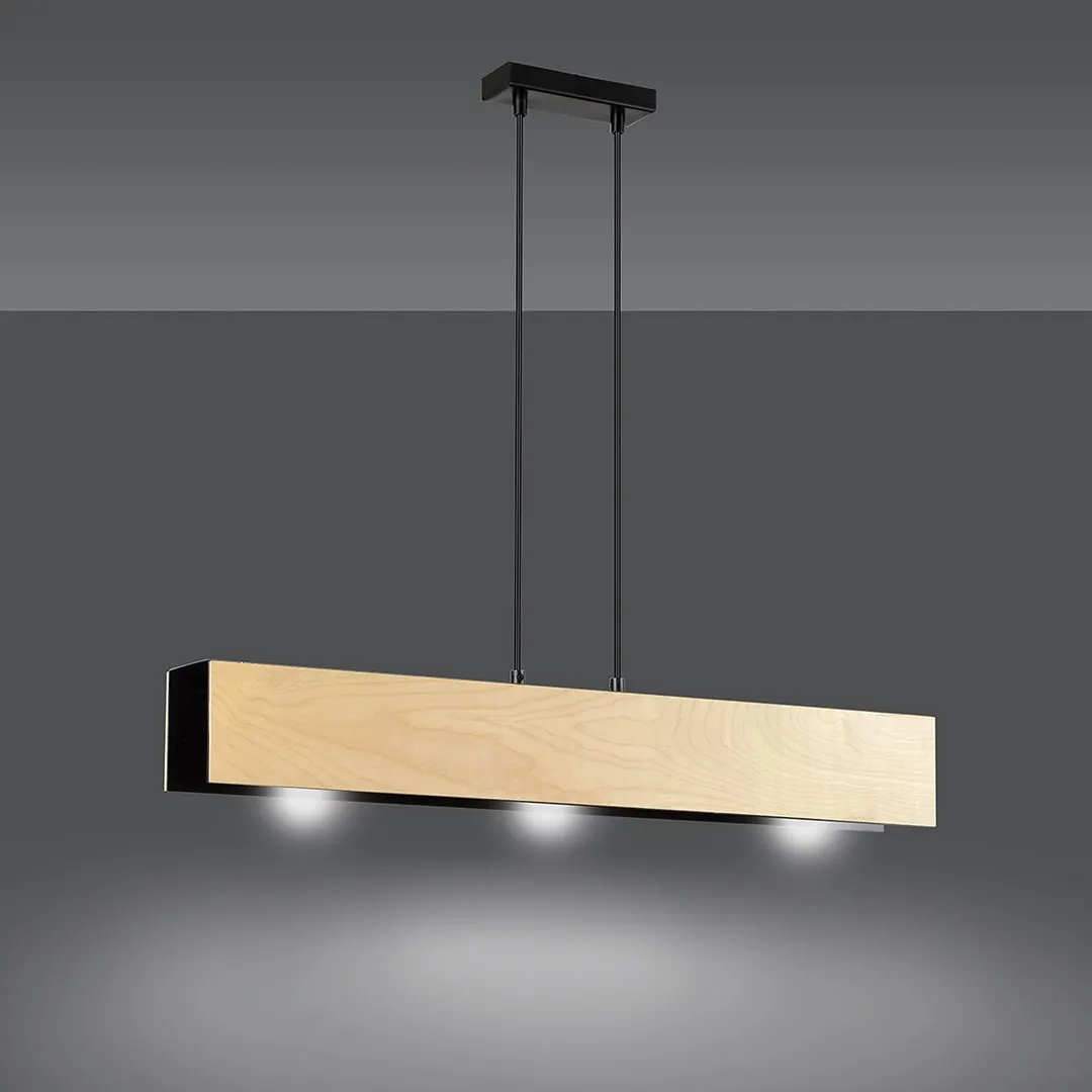 Lampa sufitowa ZEN 3 czarny złoty — zdjęcie 2
