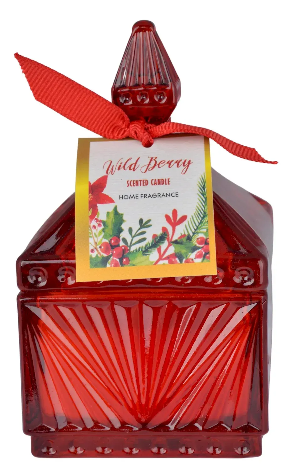 Świeczka w szkle WILD BERRY DISPLAY 7901 czerwona