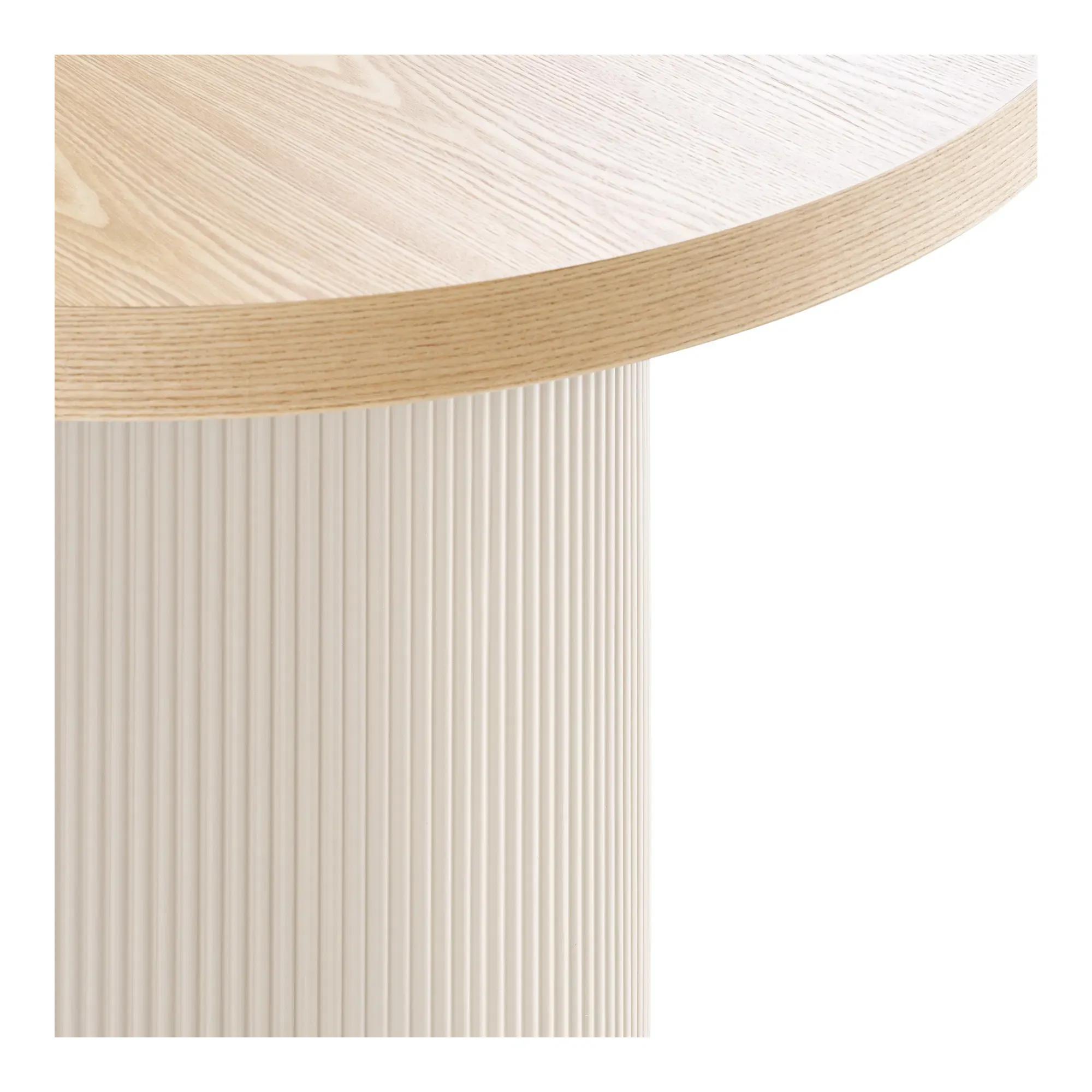 Stół do jadalni SOLVA 100x220 - jesion naturalny, piasek — zdjęcie 7