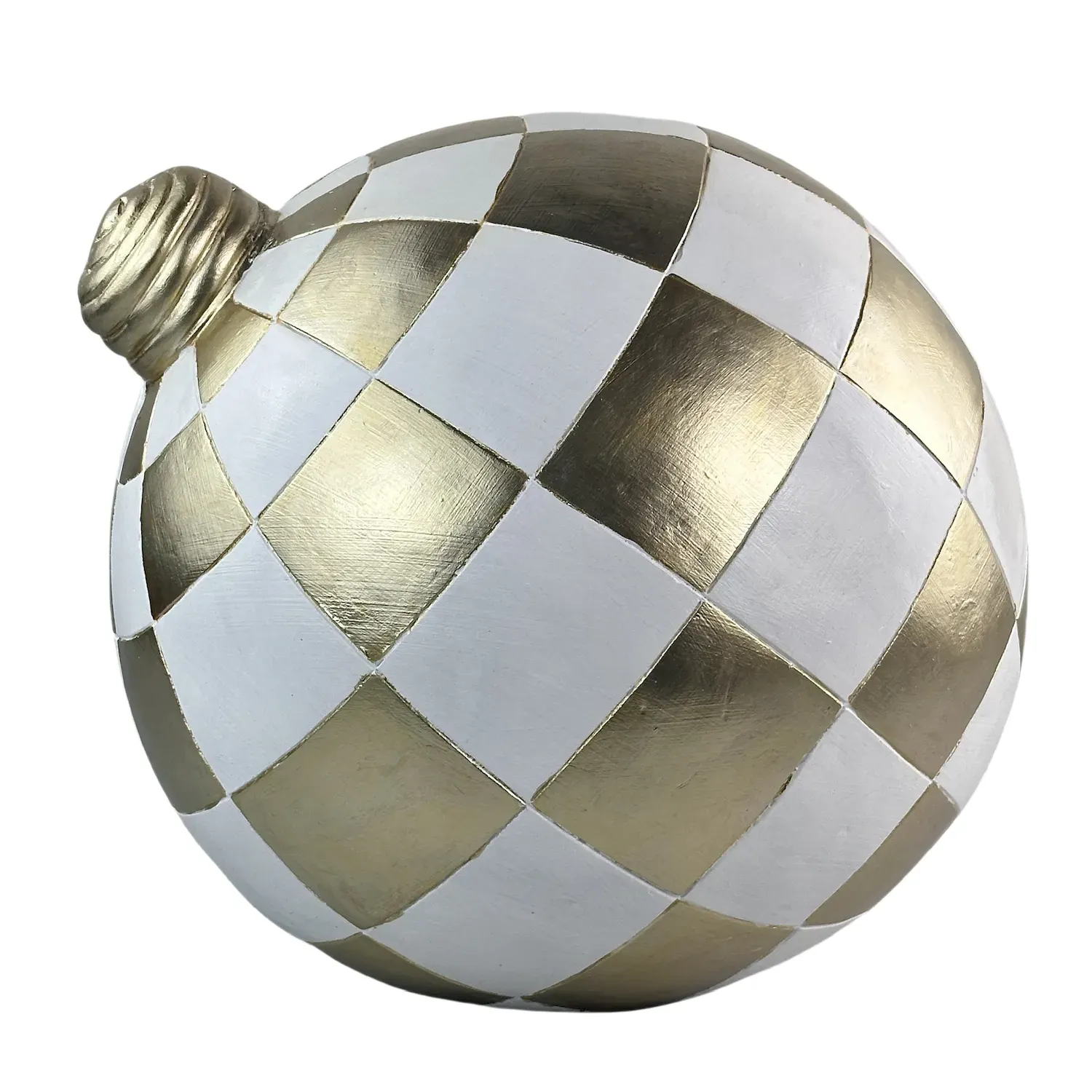 BOMBKA ceramiczna 8498 MAXI biało-złota BOMBKA ceramiczna 8498 MAXI biało-złota