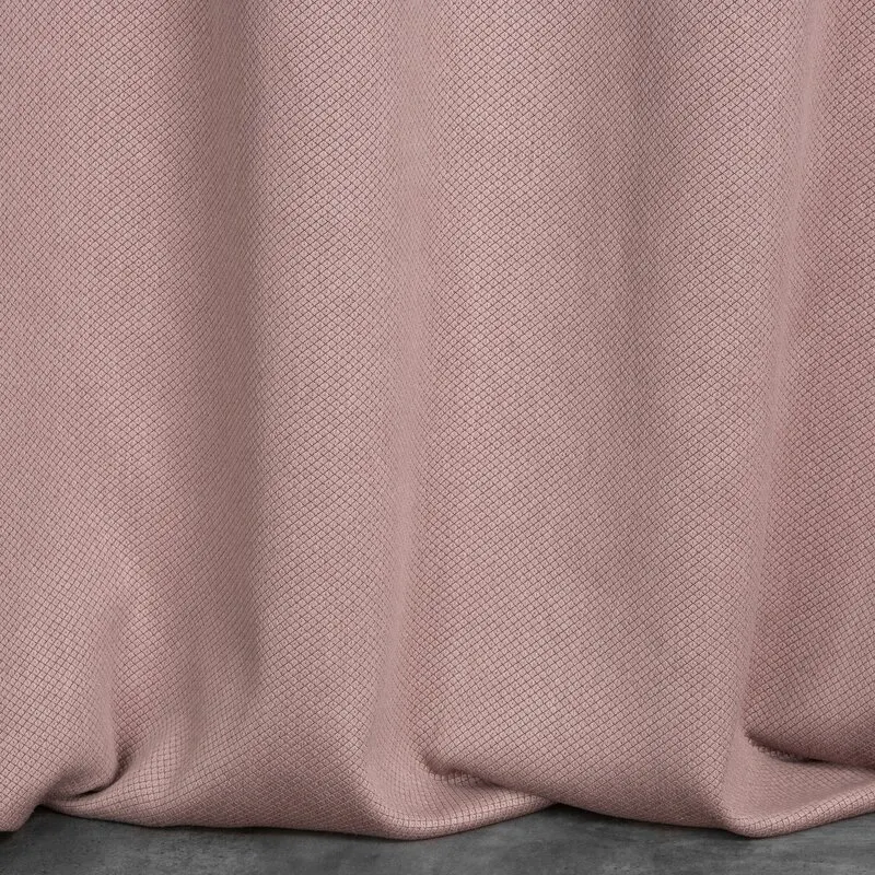 ZASŁONA GOTOWA AMARO 140 X 250 CM PUDROWY RÓŻ - EU_386924