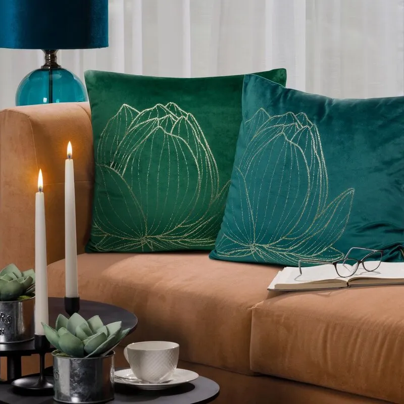 POSZEWKA BLINK 19 45 X 45 CM CIEMNOMIĘTOWY - EU_388607