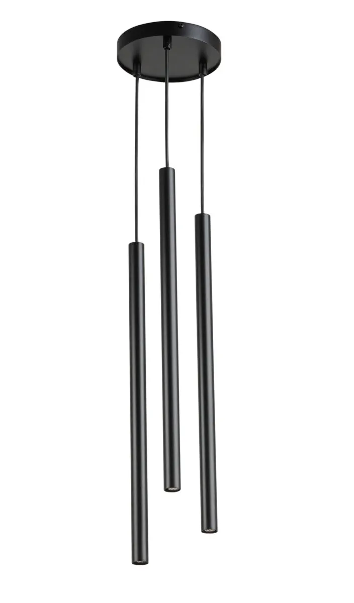 Lampa wisząca SOPEL 3 czarna