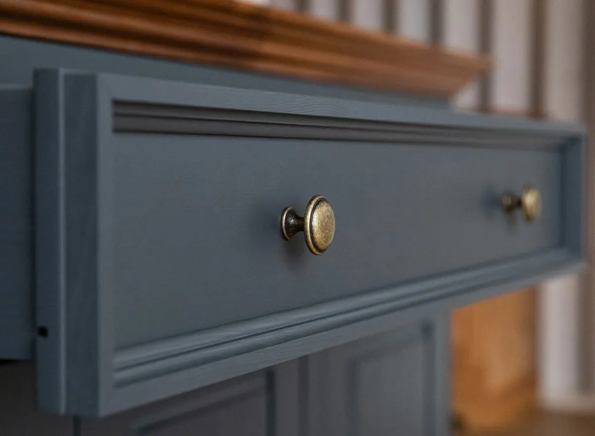 Komoda 4-drzwiowa z 3 szufladami BELLUNO ELEGANTE grafit, dąb - PL004G/D