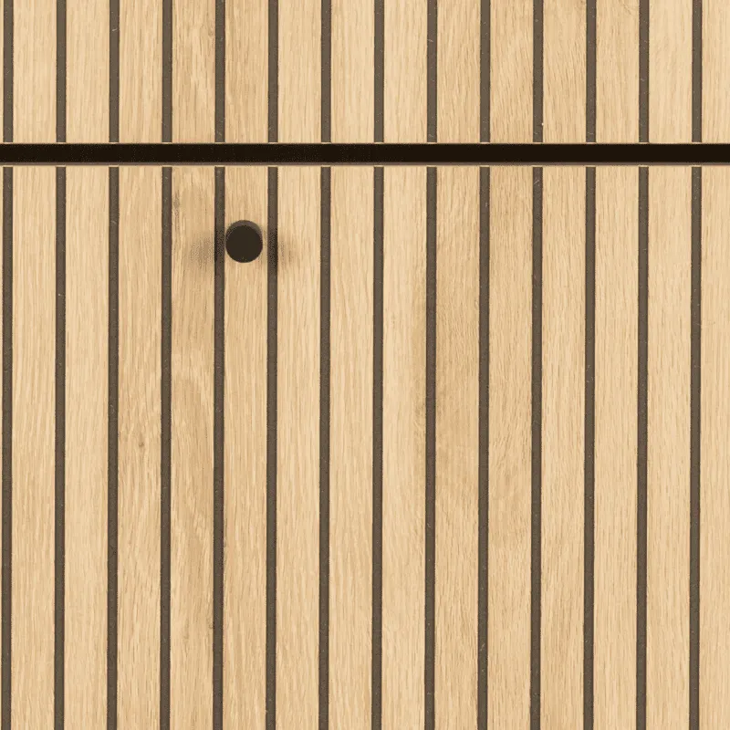 Szafka na buty 3-drzwiowa ALBANY 1 efekt drewna 72x25x140 - H000023790