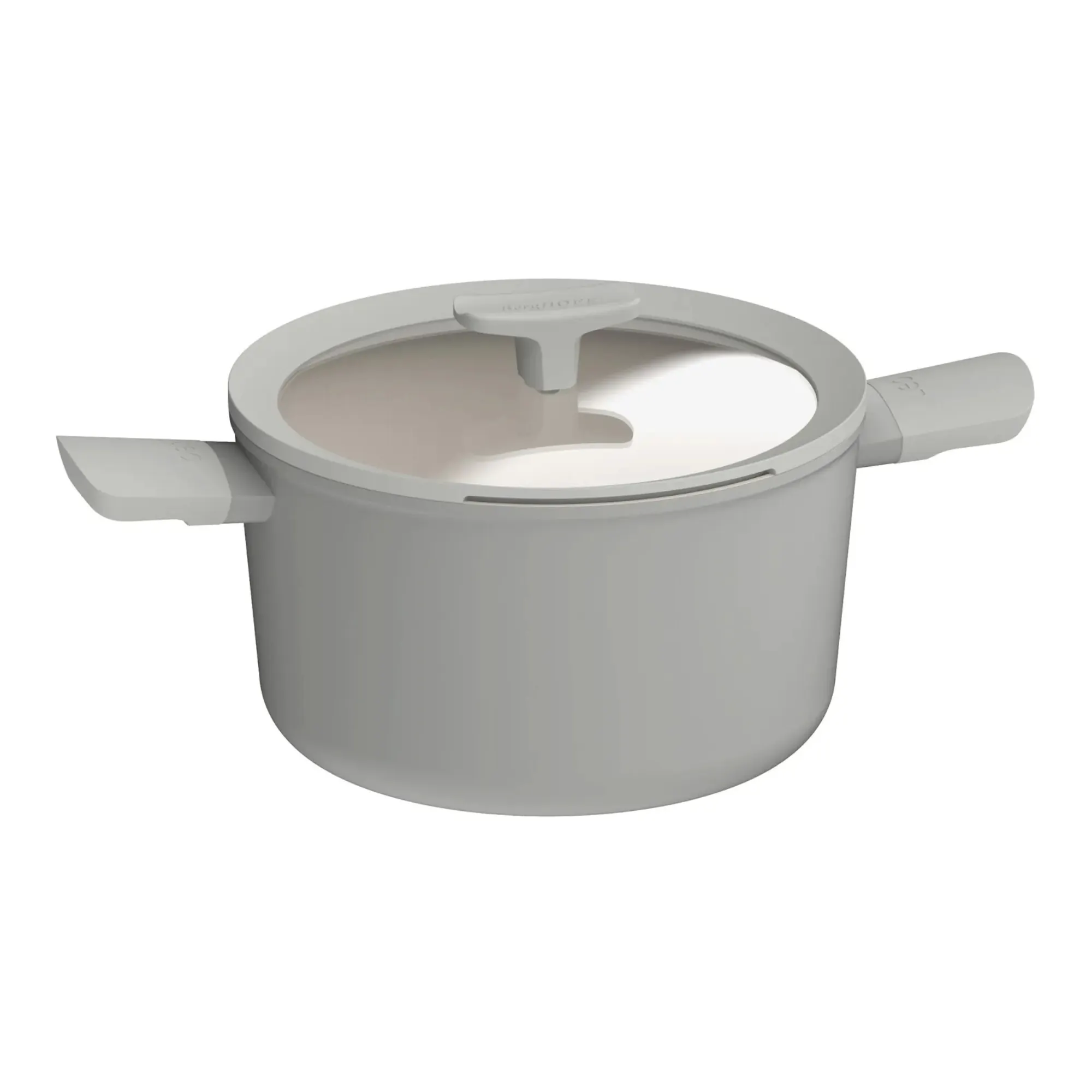 Garnek non-stick LEO z pokrywą BALANCE ECO 24x14 cm 5,5 L szary Garnek non-stick LEO z pokrywą BALANCE ECO 24x14 cm 5,5 L szary