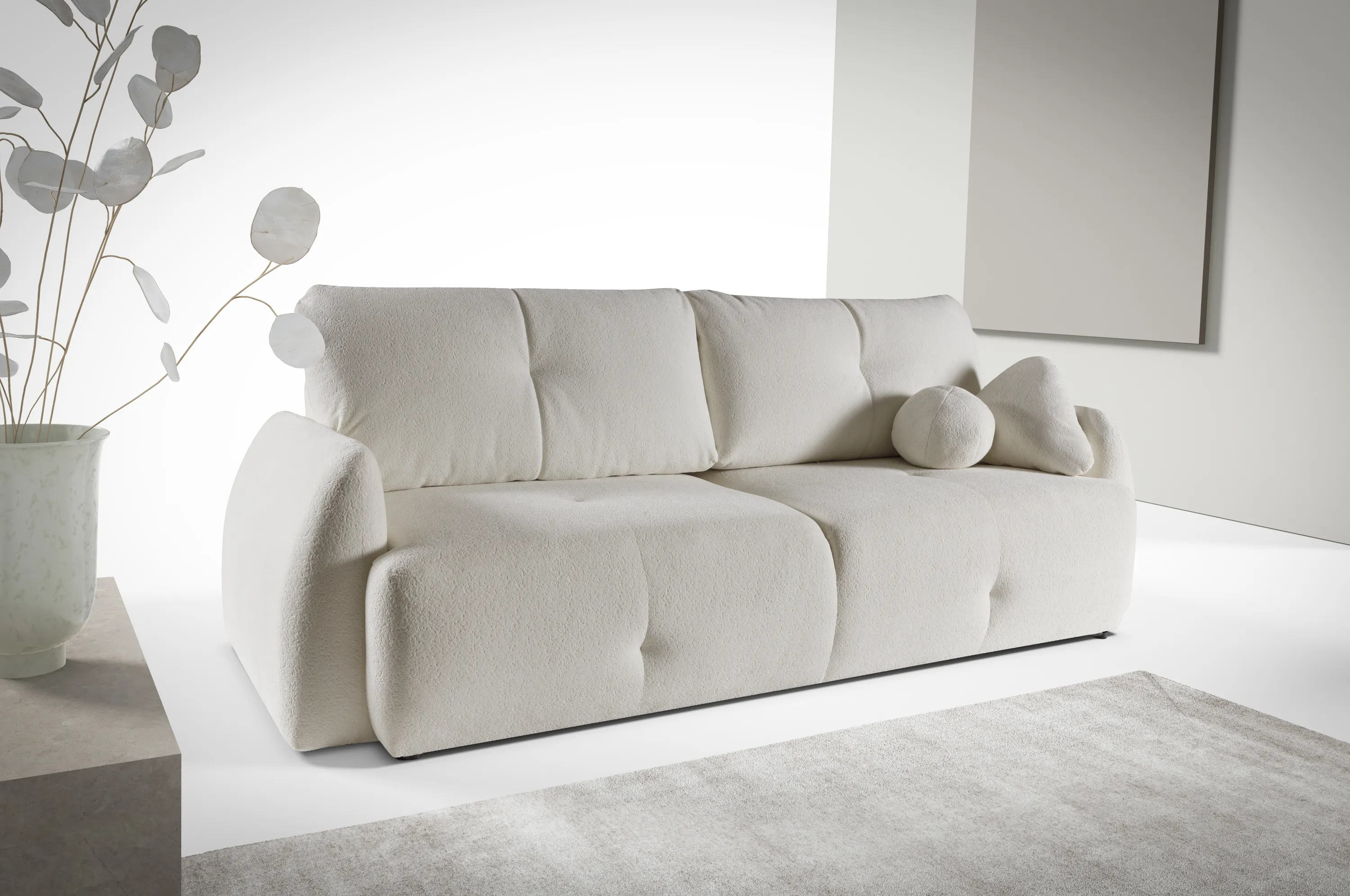 Sofa z funkcją spania Impulso Bellini 5 beżowa