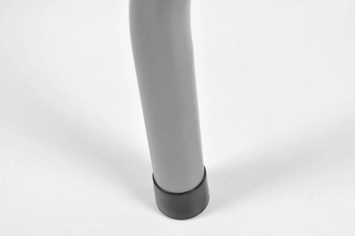 Zestaw mebli cateringowych, składany - stół 180 cm + 8 krzeseł - biały, szary - FE5906480913067