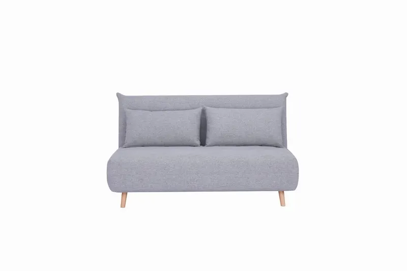 Sofa rozkładana SPIKE II Tap.137 szara buk - SPIKEIISZ