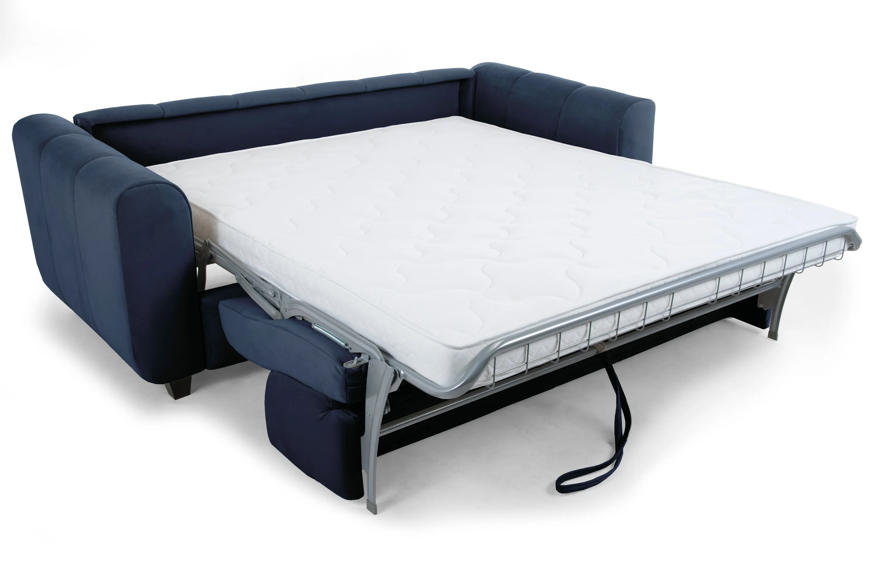 Sofa rozkładana Ambassador granatowa MEBLEX - AMBASSADOR4-SALVADOR05DARKBLUE