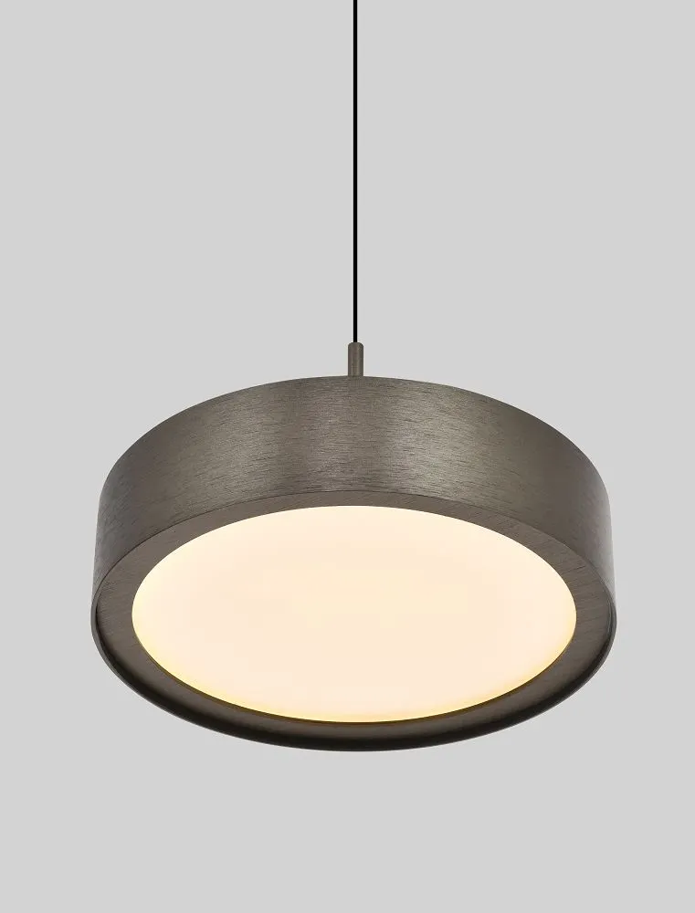 image lampa wisząca, pendant lamp, metalowy klosz, okrągła oprawa, źródło światła LED
