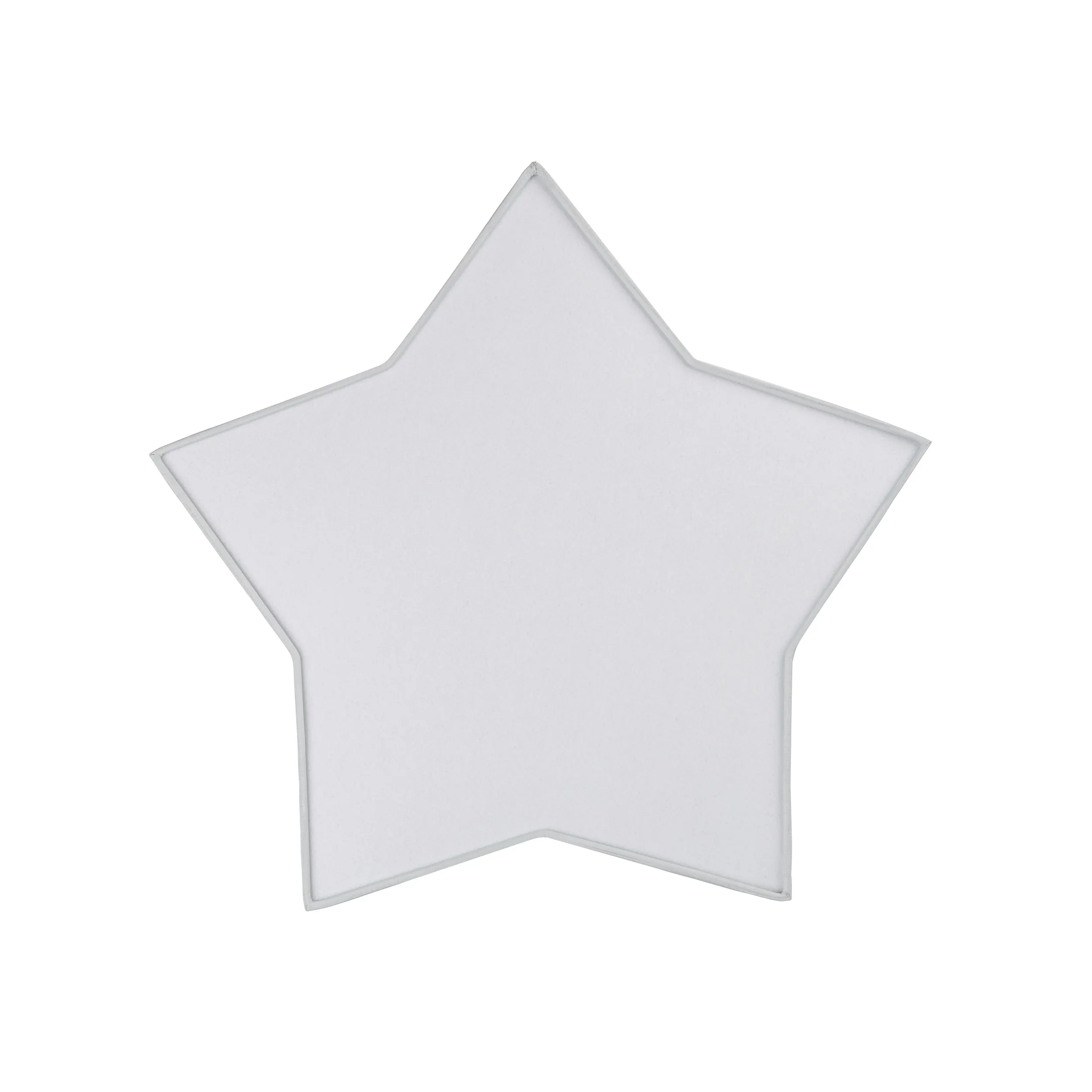 Plafon / Kinkiet STAR szary z tkaniny w kształcie gwiazdy 45x43x13cm - TK_6972