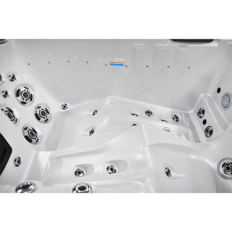 Jacuzzi ogrodowe 2-os. z hydromasażem SPA-749 200x135 cm biały/antracyt - HS_SPA749-3282