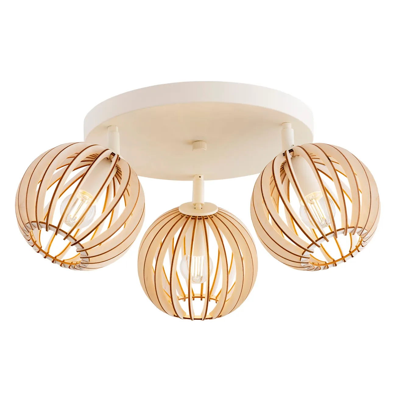 Plafon PARULA jasny brąz beżowy 56x22cm Plafon PARULA jasny brąz beżowy 56x22cm