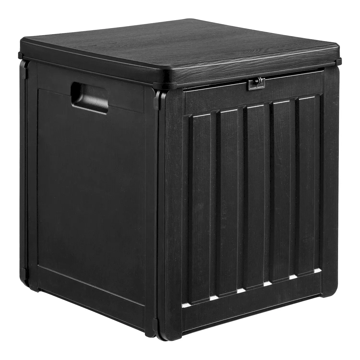 Skrzynka na poduszki SOBRA 43X43X46 czarna poj.76 l