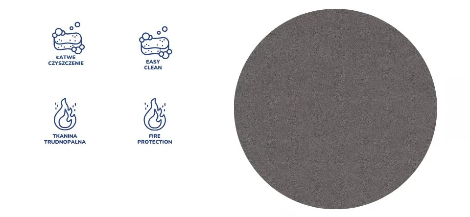 Krzesło obrotowe Perto czarny Palladium 01 rozmiar 7 - PA-K-7-B-C-PD01