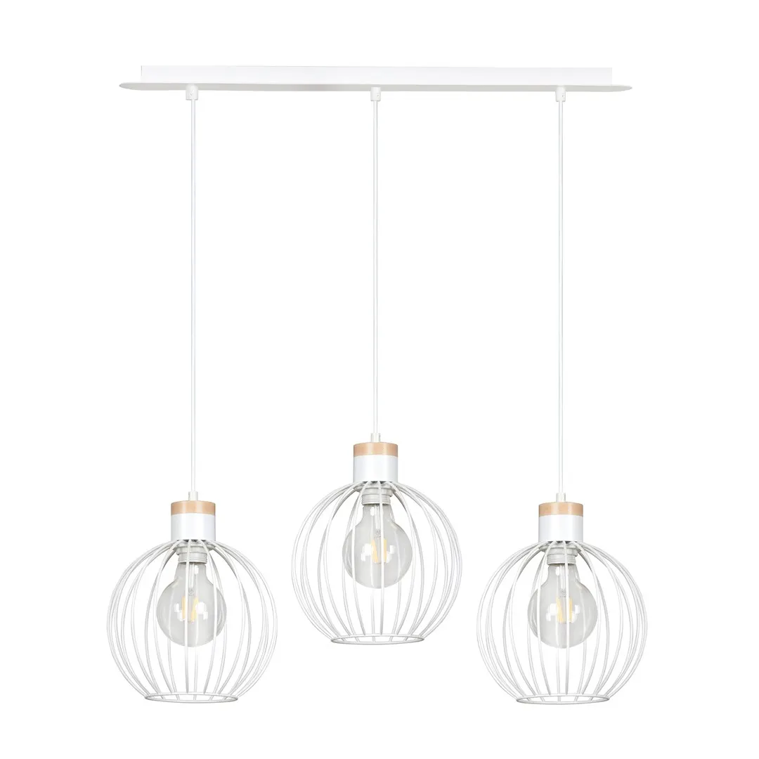 Lampa wisząca BARBADO Biały 755/3 Lampa wisząca BARBADO Biały 755/3