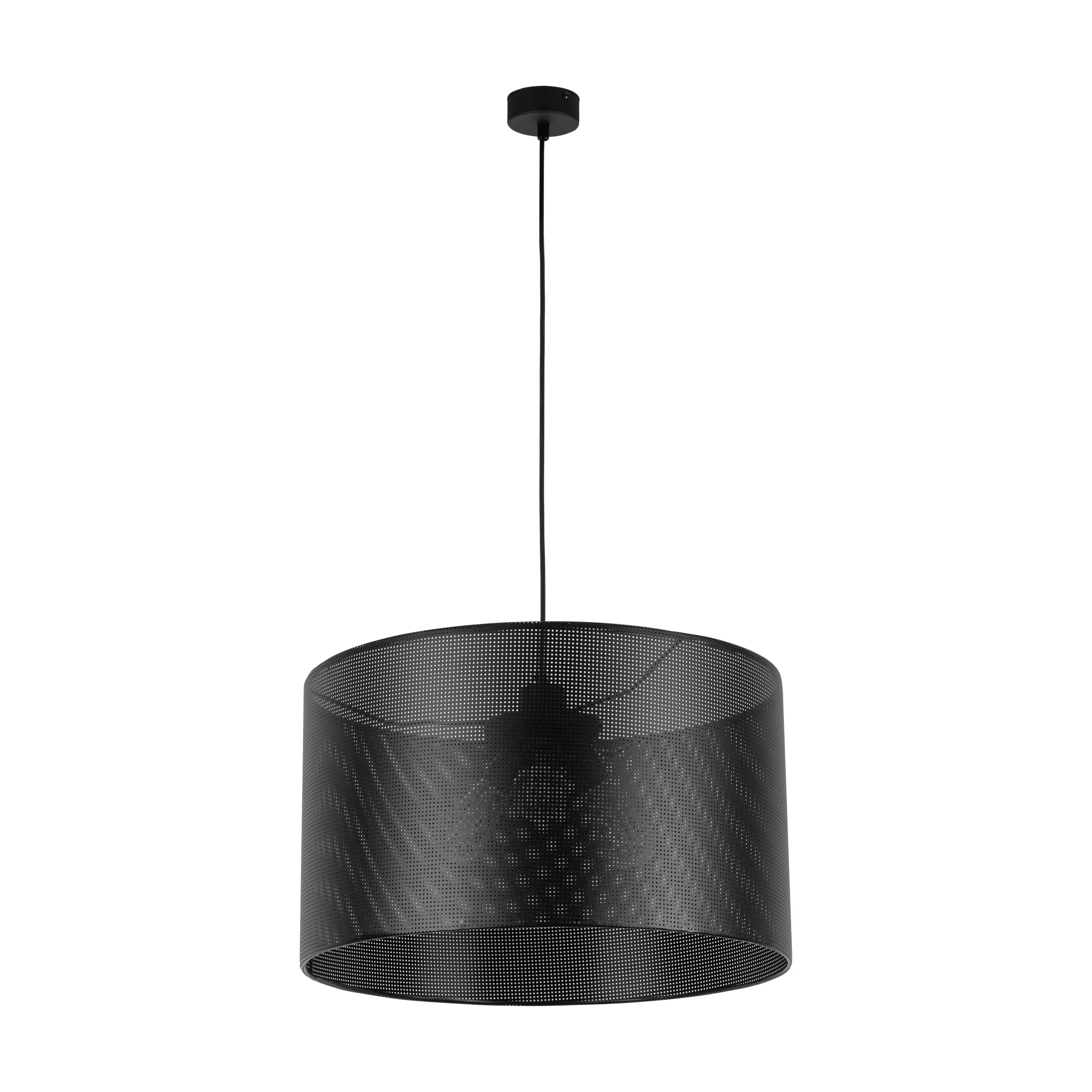 Lampa wisząca MORENO czarna metalowa 120x50cm
