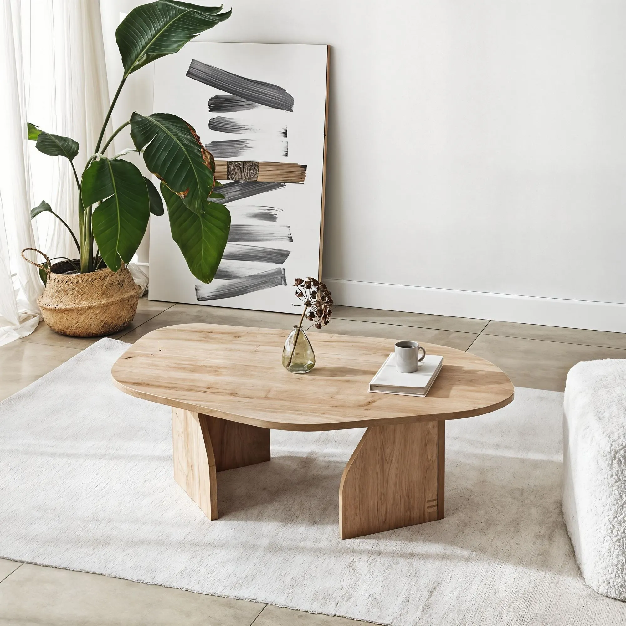 Stolik kawowy ROCK 60x100 dąb naturalny — zdjęcie 7