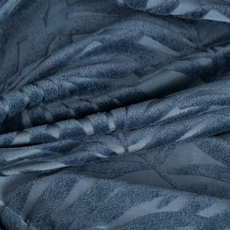 ZASŁONA GOTOWA LIVIA 140 X 250 CM CIEMNONIEBIESKI - EU_385837