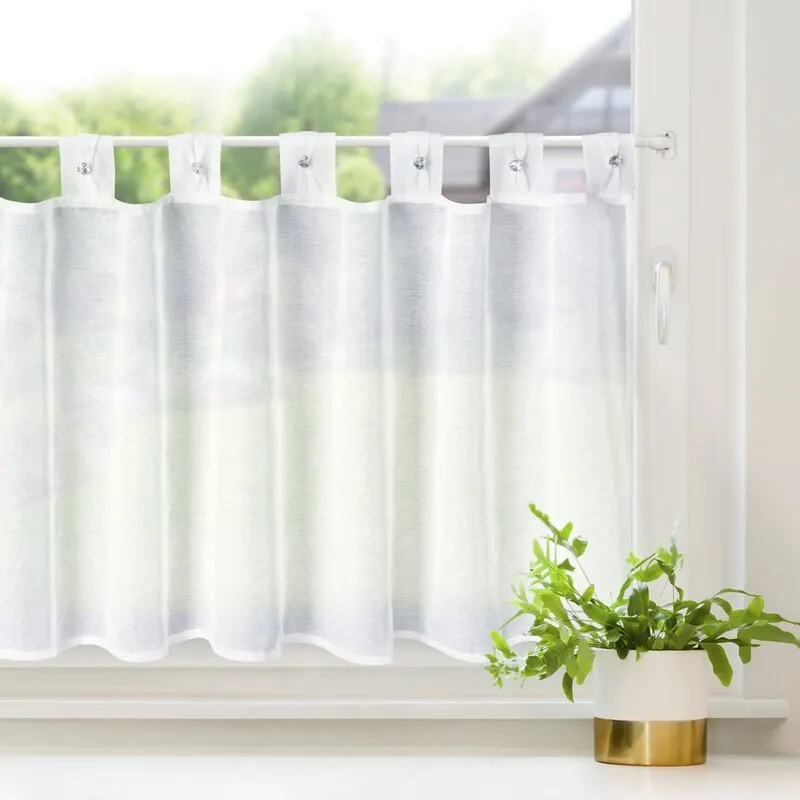 FIRANA GOTOWA SEVILLA NA SZELKACH 150X60 CM BIAŁY - EU_374805