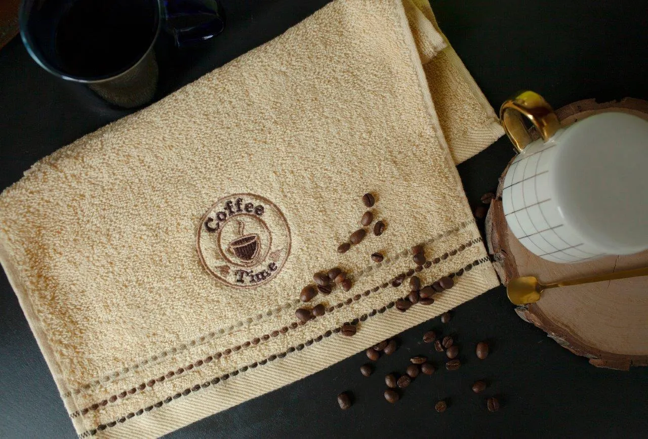 Ręczniki kuchenne 30x50 zestaw 3 szt. COFFEE 001 - FARO_28547