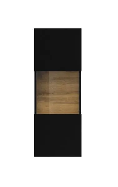 Witryna szklana wisząca AVA 95x36 czarna - 24WNLM07