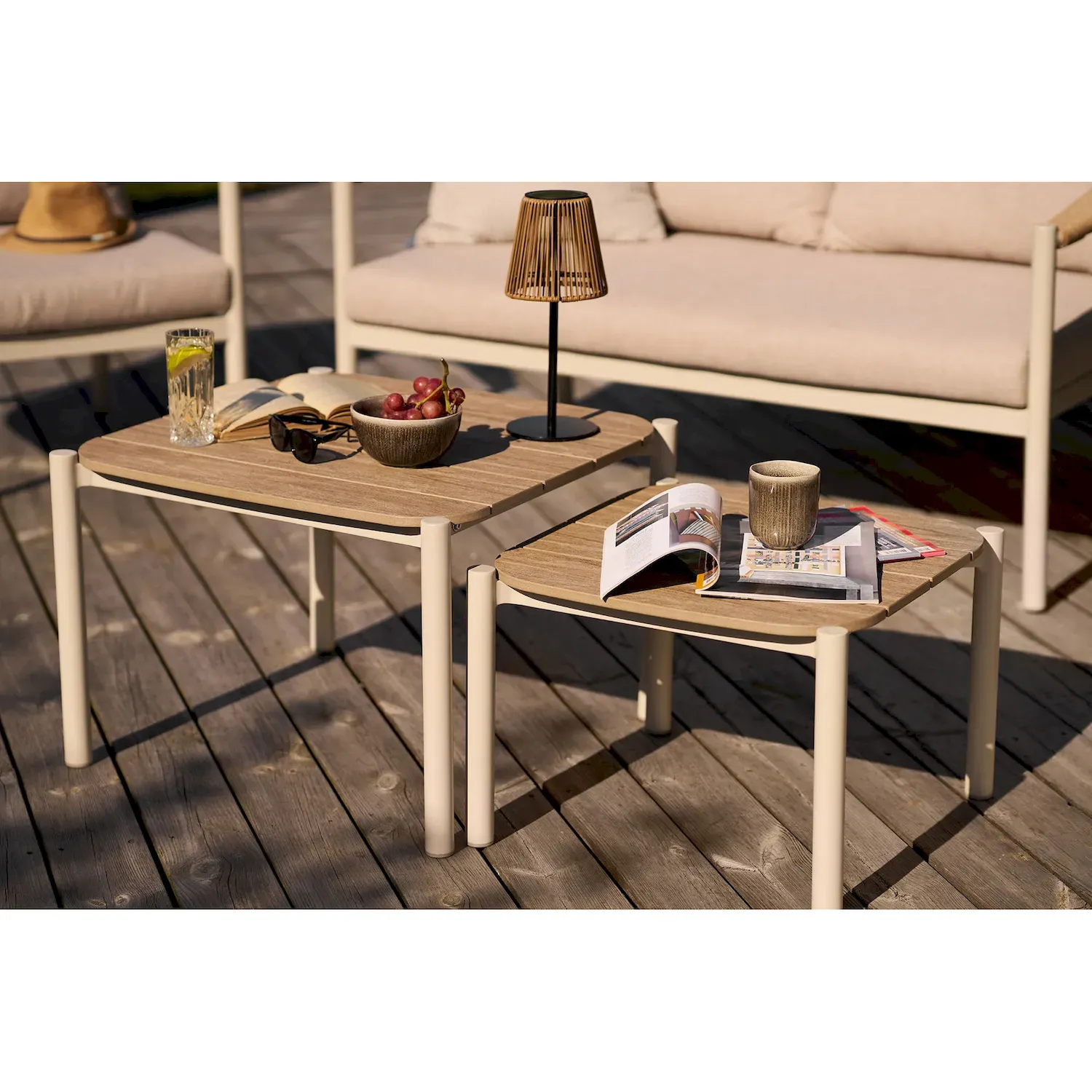 Kubek ceramiczny VIOLA 8x9,5 zestaw 4 szt. poj.360ml szary — zdjęcie 4