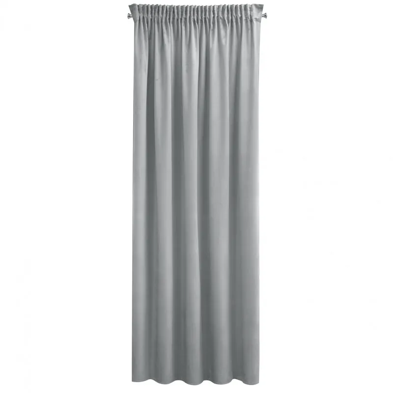 ZASŁONA GOTOWA SIBEL NA TAŚMIE 140 X 270 CM SZARY - EU_417007