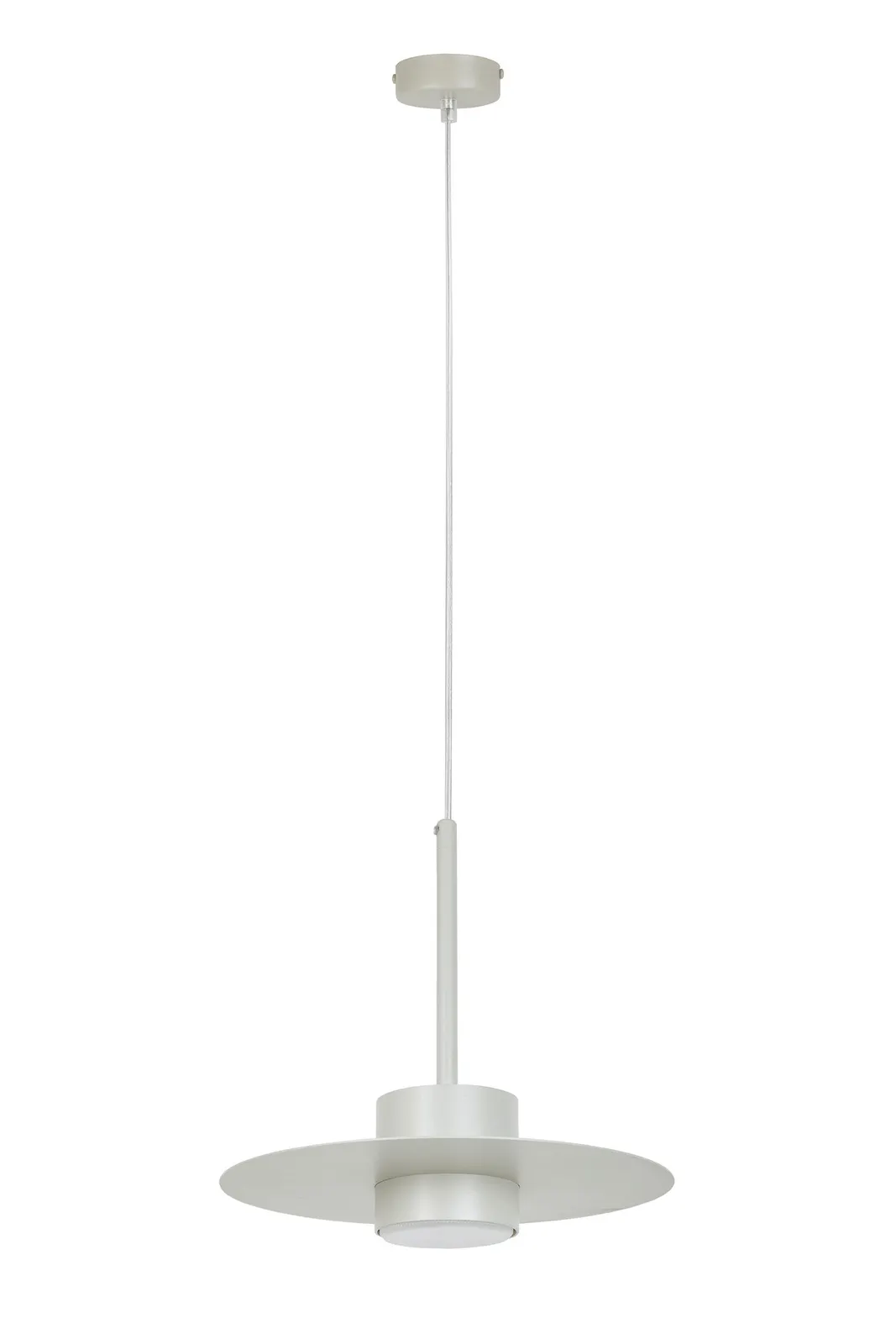 Lampa wisząca stalowa CHARLIE M szary beż