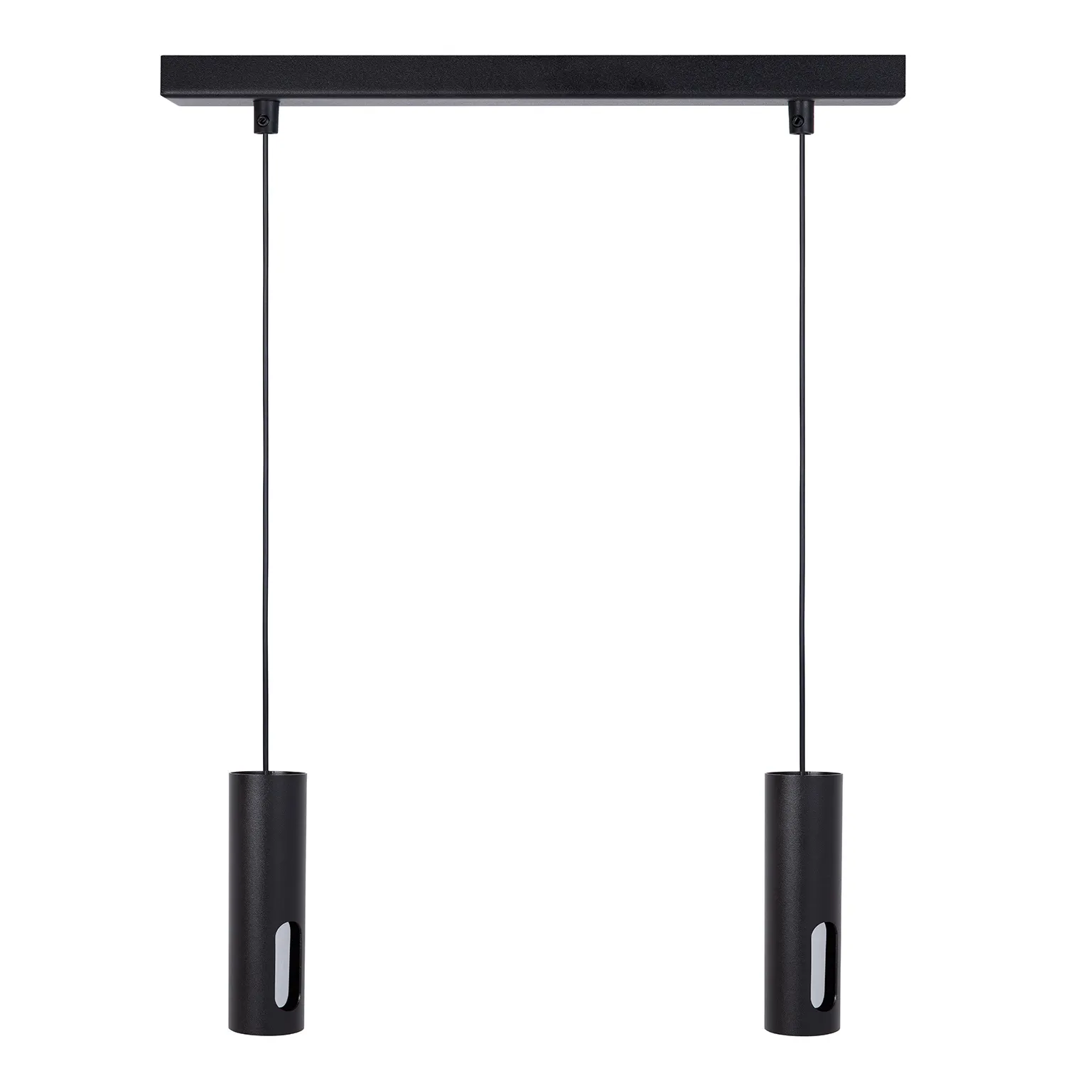 Lampa wisząca stalowa FLOW 2 czarny srebrny Elektronika, Ekran, Wewnątrz, Pokój, Bateria prysznicowa