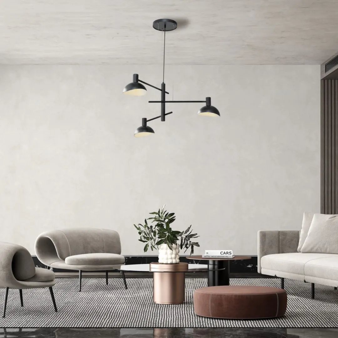 Lampa wisząca ARTIS 3 czarna - SI_40527