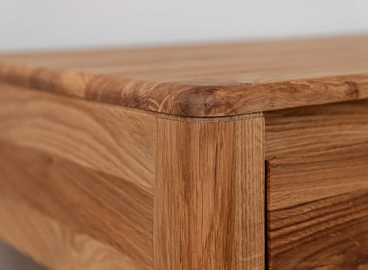 Stolik - gazetownik dębowy GIALO - dąb olejowany - 2SGIA108