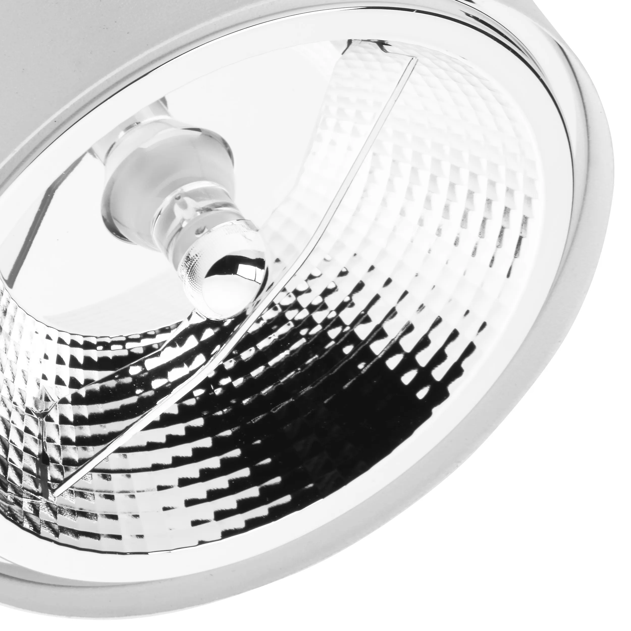 Lampa sufitowa ALTEA biała z chromowanym elementem regulowana 17x15x11cm - TK_6512