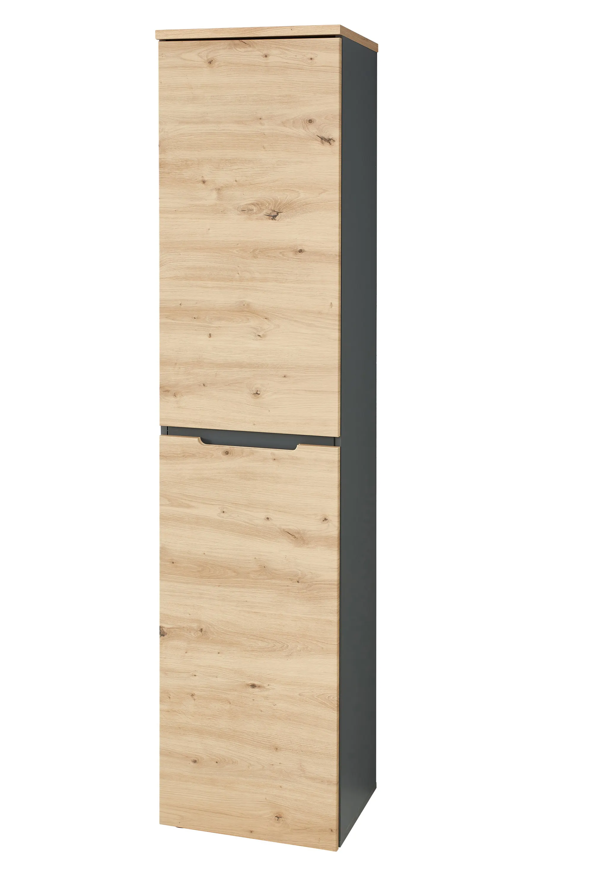 Szafa 1-drzwiowa BREGO 05 LP dąb artisan, antracytowy 45x197x38 cm