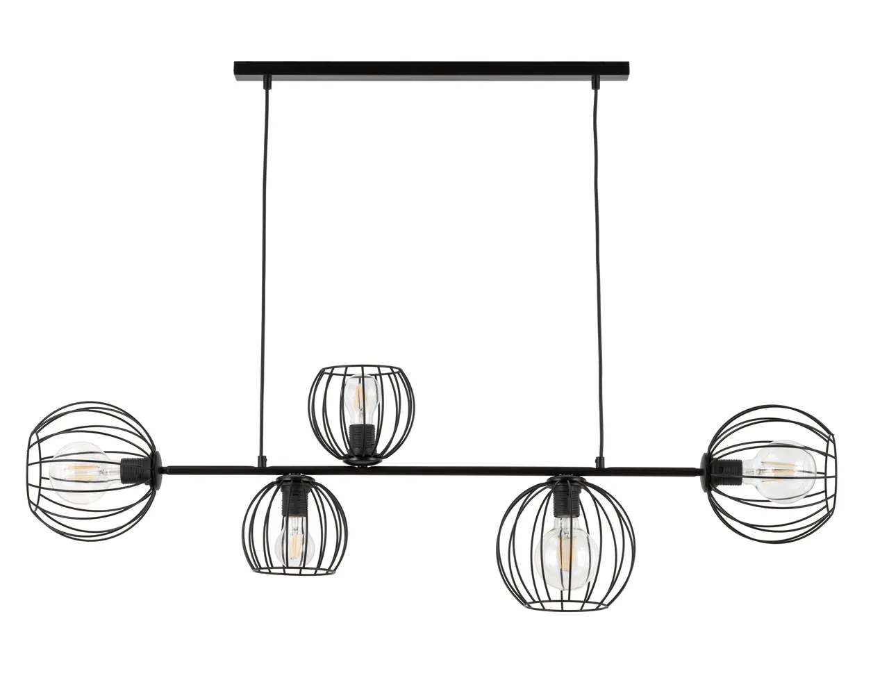 Lampa wisząca MADAM 5 czarna
