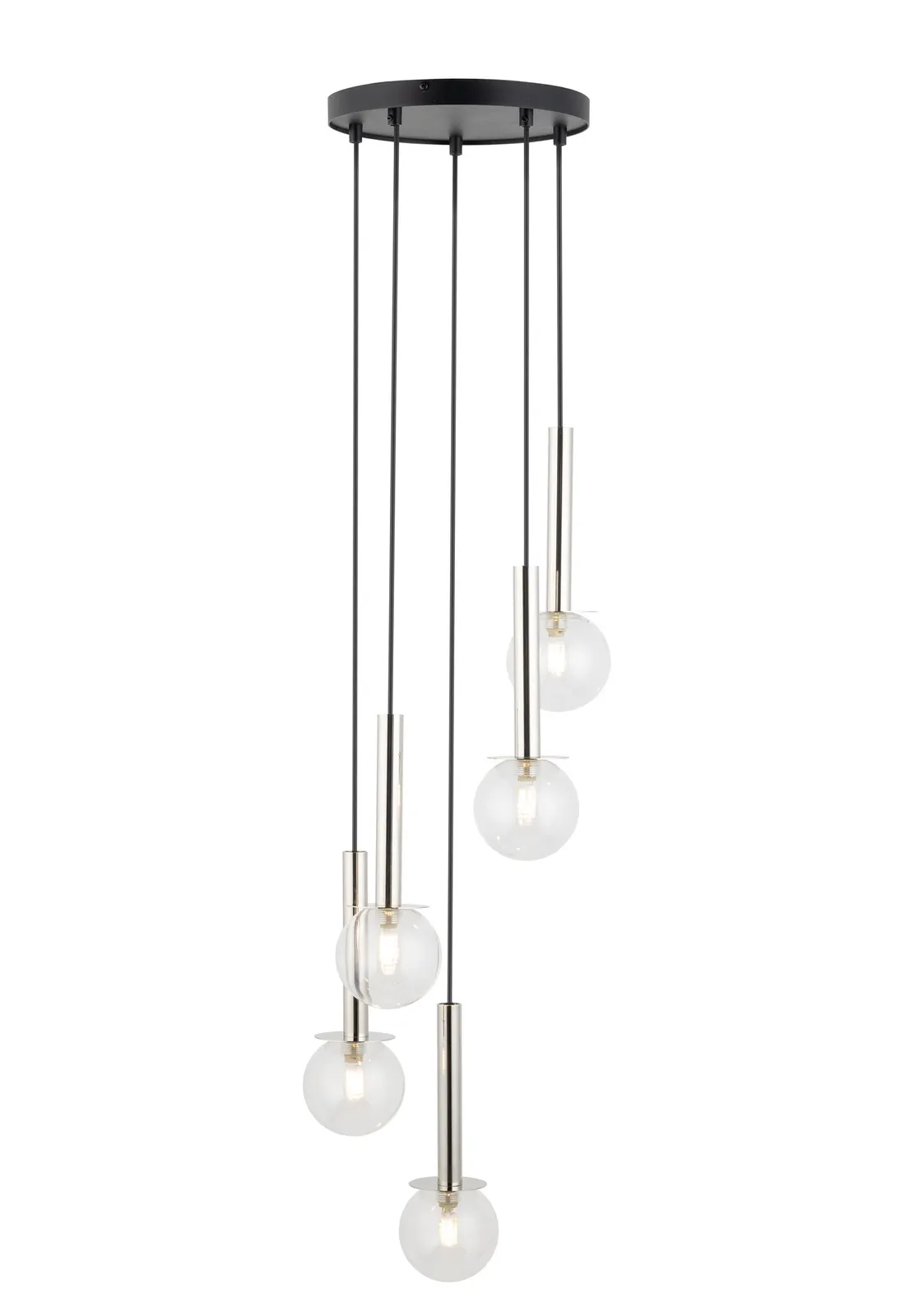 Lampa wisząca DAISY 5 czarna