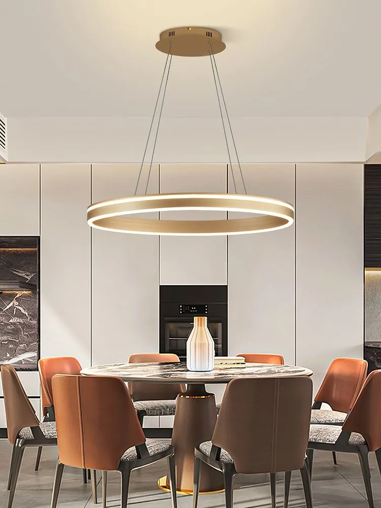 VIVIES - Owalna lampa wisząca pojedyncza, ściemniacz typu "klik" - 6201-115