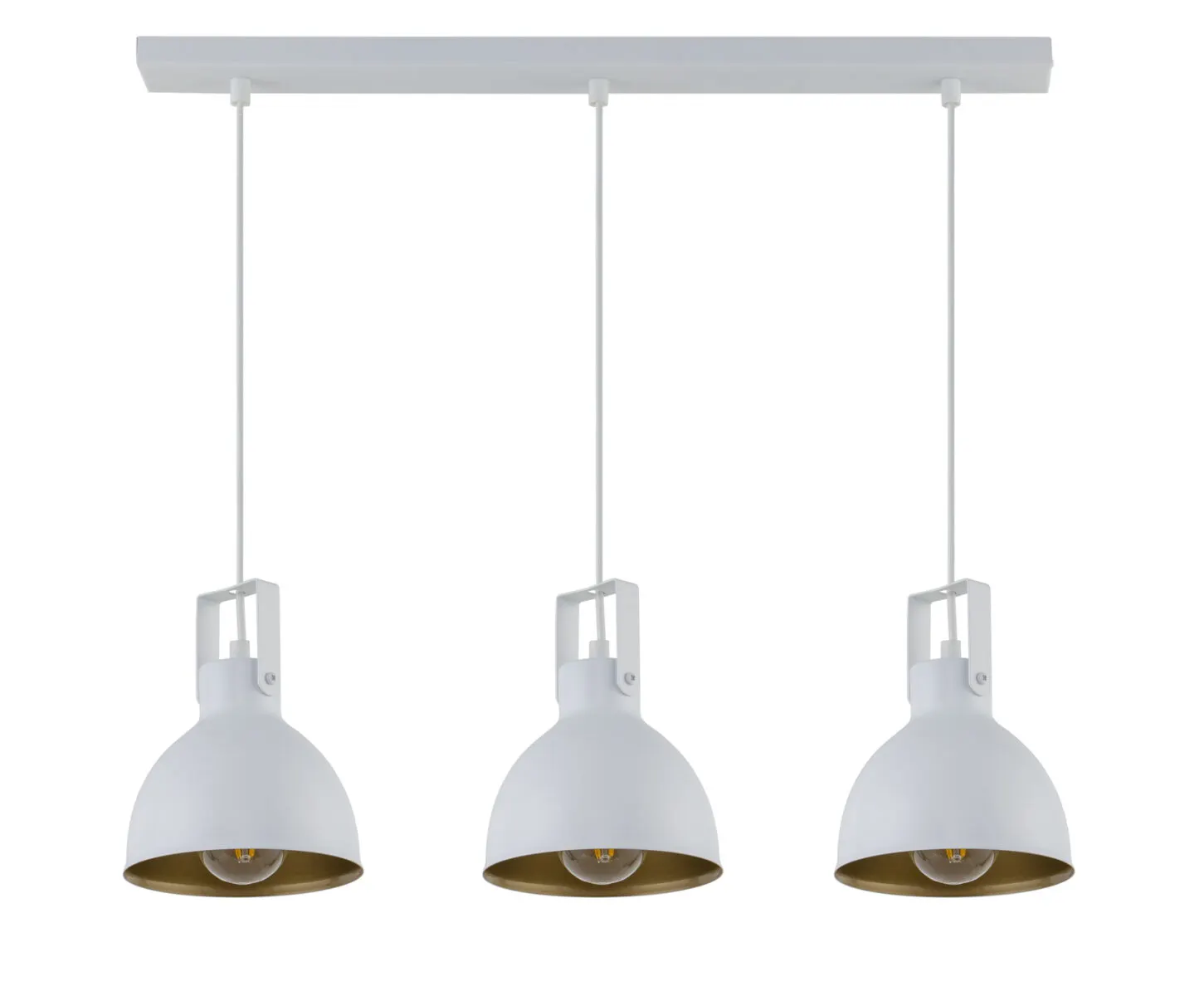 Lampa wisząca MARS 3 biało-złota