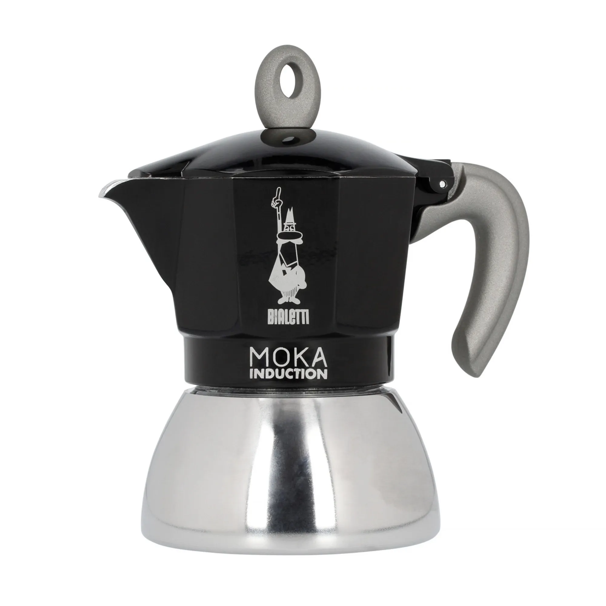 Kawiarka do kuchenki indukcyjnej NEW MOKA 4tz 150 ml czarna BIALETTI Kawiarka do kuchenki indukcyjnej NEW MOKA 4tz 150 ml czarna BIALETTI