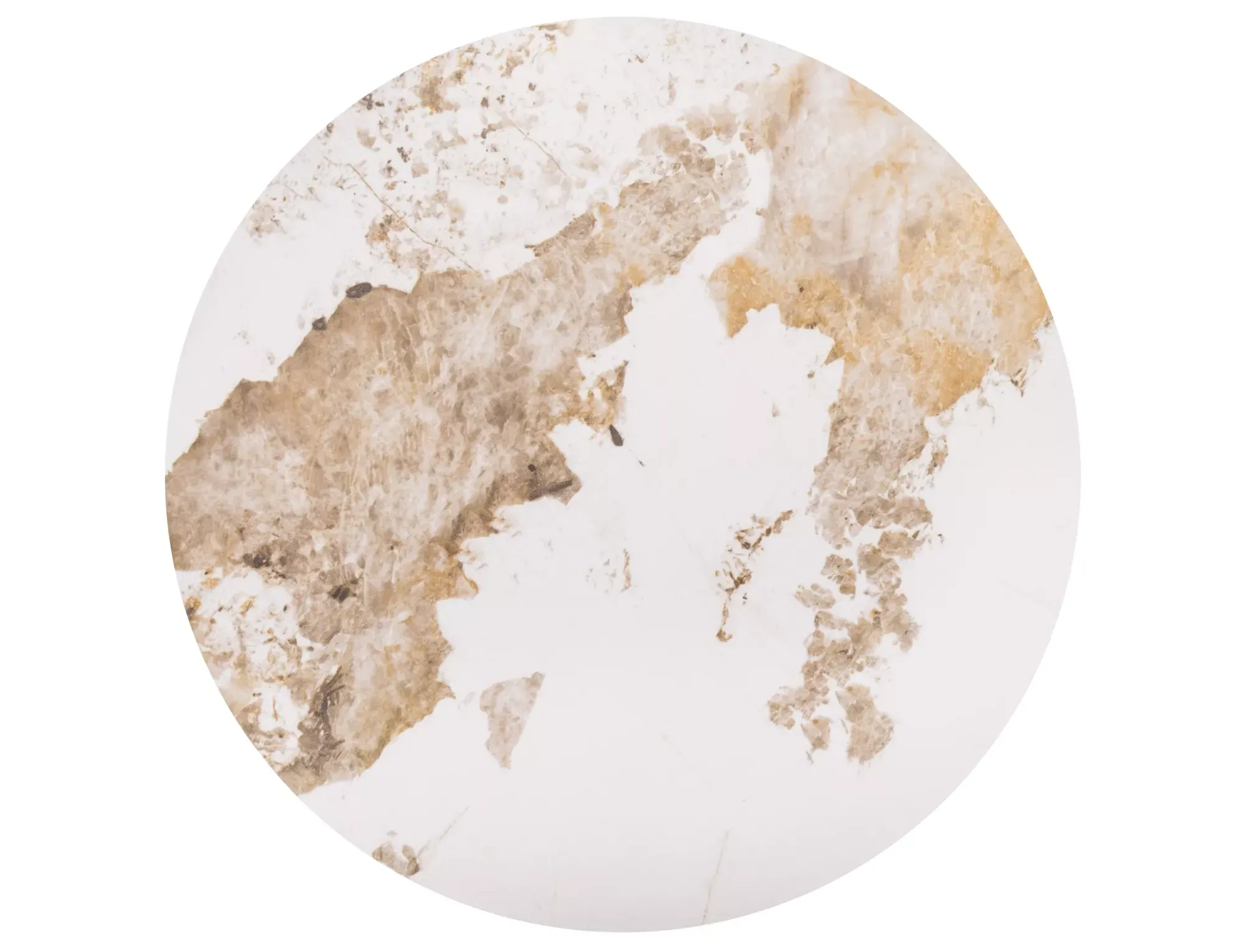 Ława okrągła SALO B 50 cm biała - SALOBB