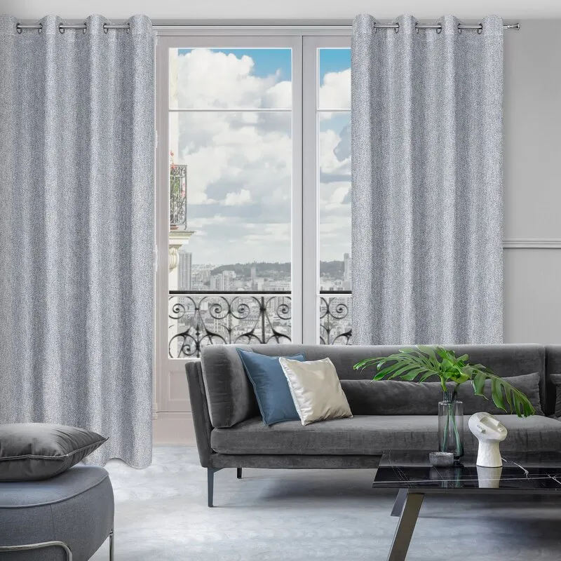 ZASŁONA GOTOWA MEGAN 140X250 CM SZARY - EU_408989