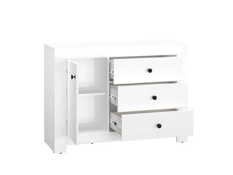 Komoda LAHTI 10 biała ML Meble - 1LAHT10-001