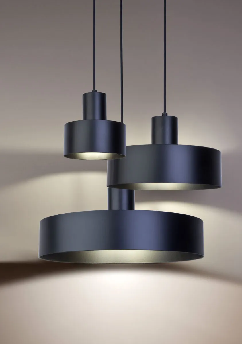 Lampa wisząca RIF 1 L czarna - SI_30895