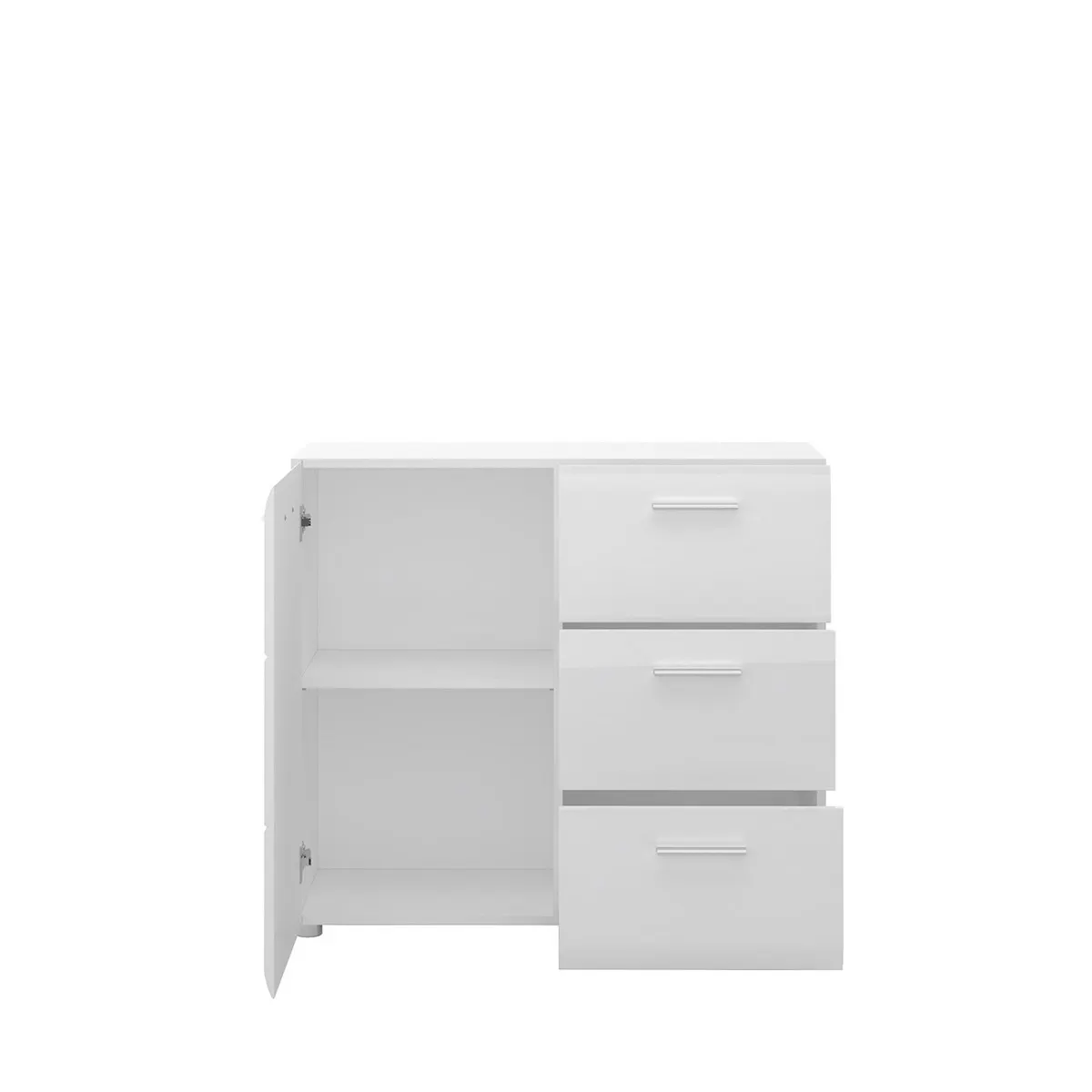 KOMODA MERANO MEOK02 BIAŁA ALPEJSKA/PVC BIAŁY POŁYSK - 6000000007861