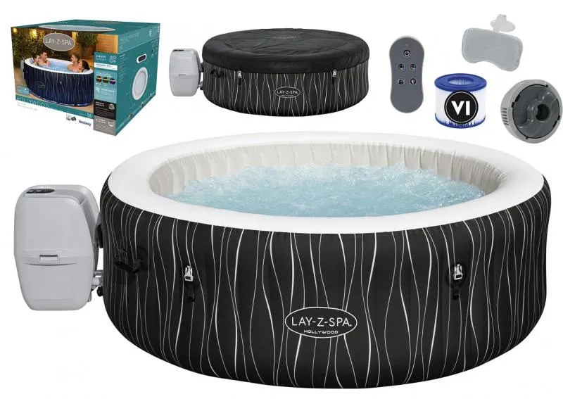 JACUZZI LAY-Z-SPA HOLLYWOOD AIR JET z pokrywą 196x66 - BES60059