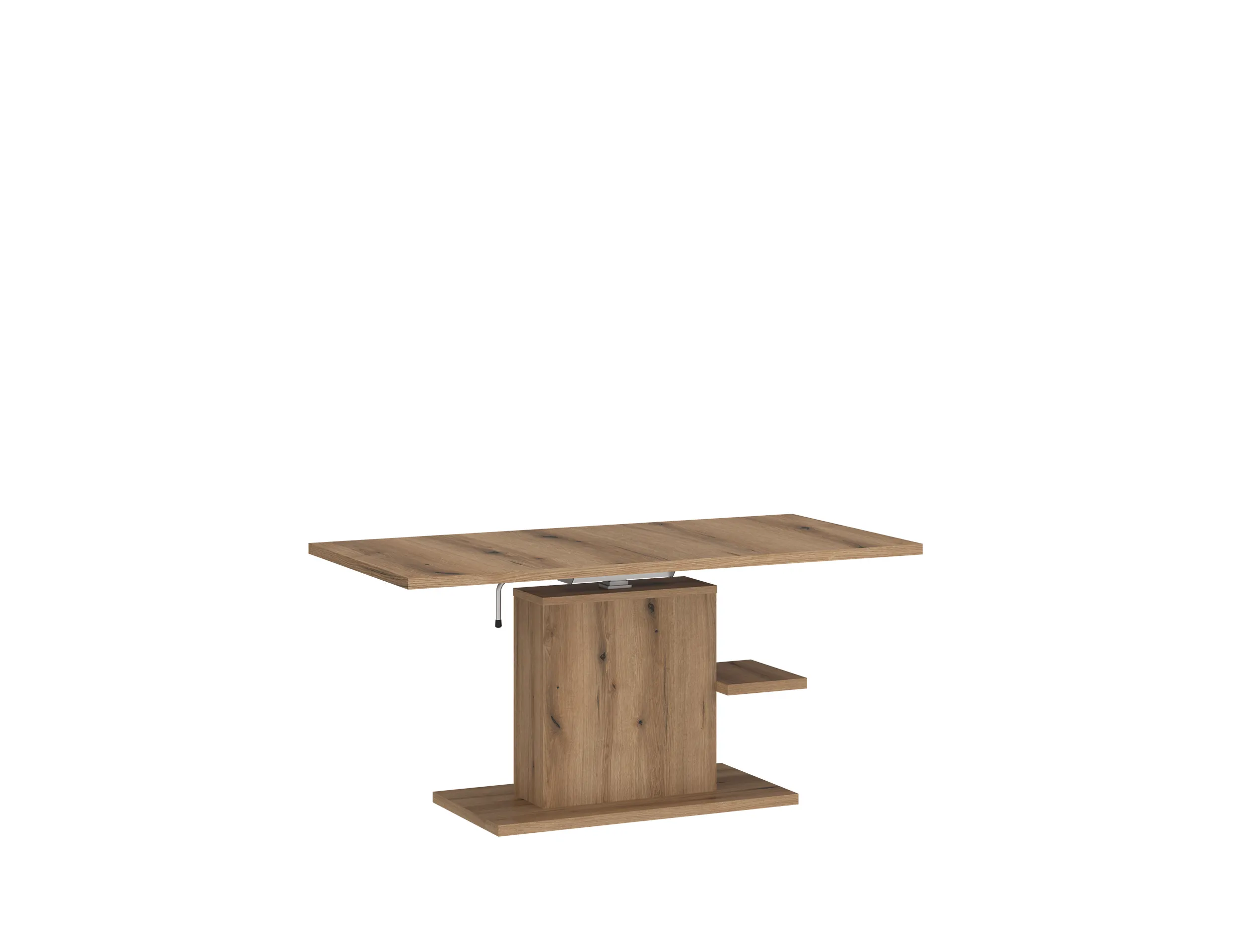 Ławostół z podnośnikiem i boczną półką CORTADO SZ65 DŁ110 W55(73) dąb coast evoke CRTT07 Ławostół z podnośnikiem i boczną półką CORTADO SZ65 DŁ110 W55(73) dąb coast evoke CRTT07