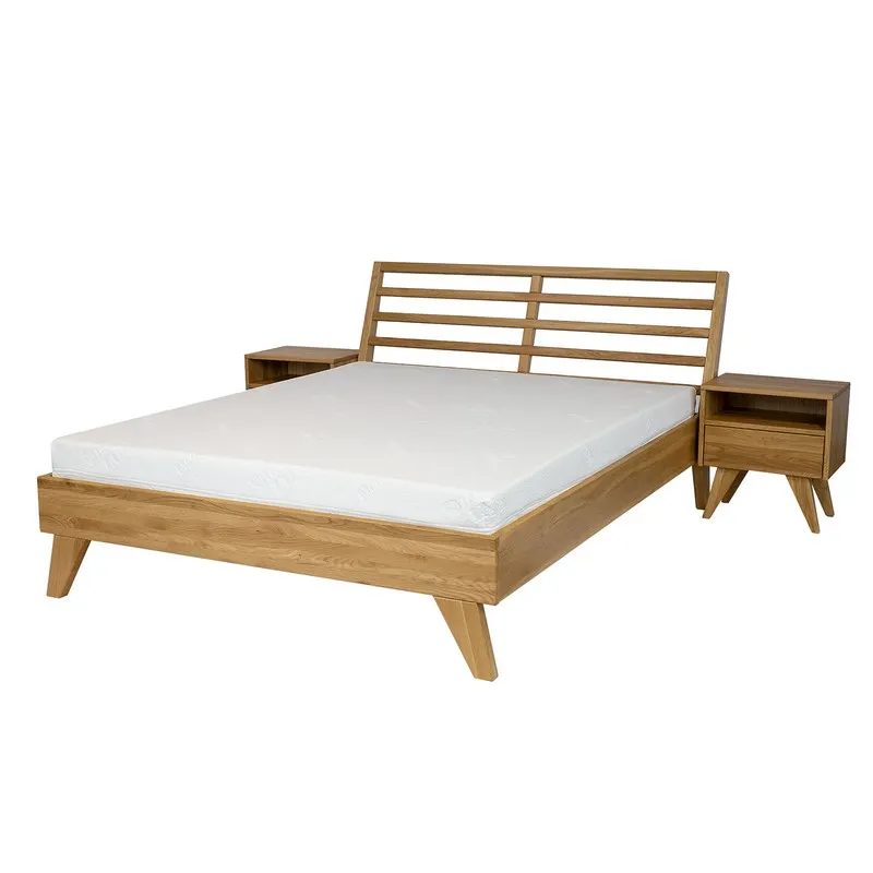 Szafka nocna dębowa SN301 Kakao DREWMAX - 52608